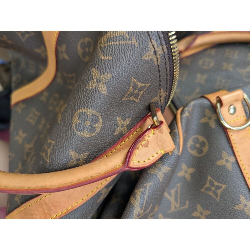 Unverified LV Monogram Keepall Style Travel Duffel Bag w/ Strap As-Is Read - Picture 5 of 15